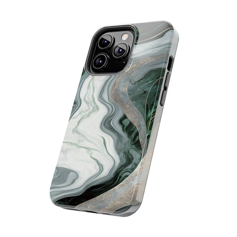 Green Marble - iPhone Tough Cases - phone cases