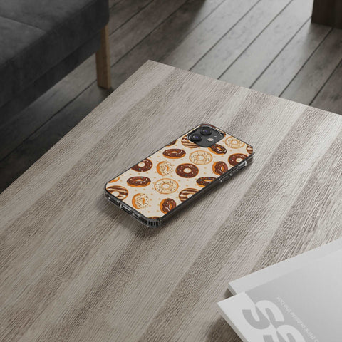 Chocolate Donuts - iPhone Clear Cases - phone cases