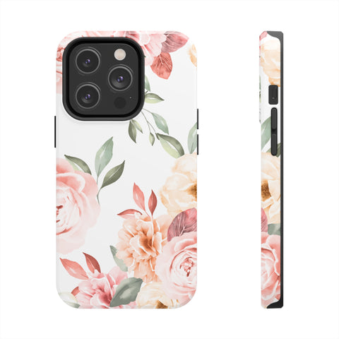 Vintage Floral - iPhone Tough Cases iPhone 14 Pro - phone cases