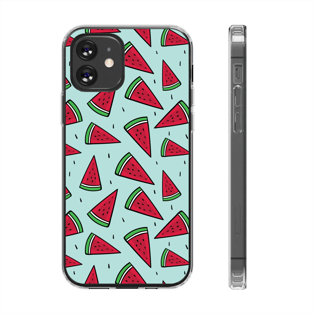 Watermelon - iPhone Clear Cases iPhone 12 Without gift packaging - phone cases