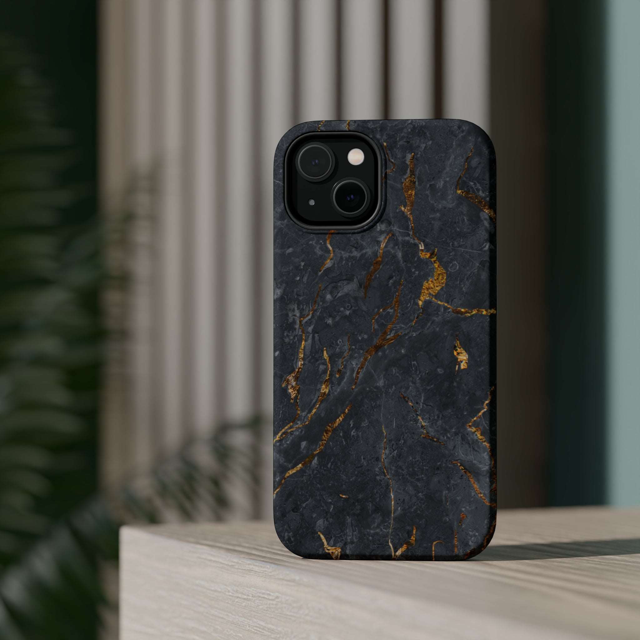 Black Golden Marble - MagSafe Cases - phone cases