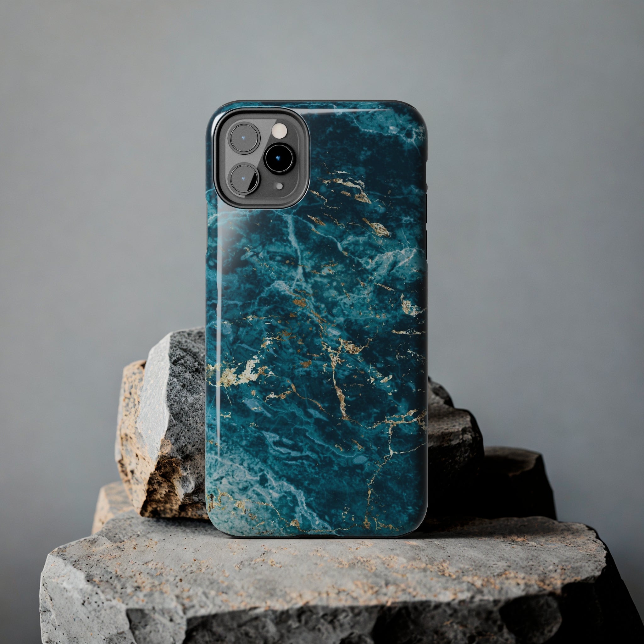 Liquid Blue marble - iPhone Tough Cases - phone cases