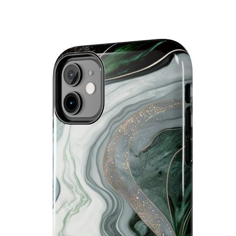 Green Marble - iPhone Tough Cases - phone cases