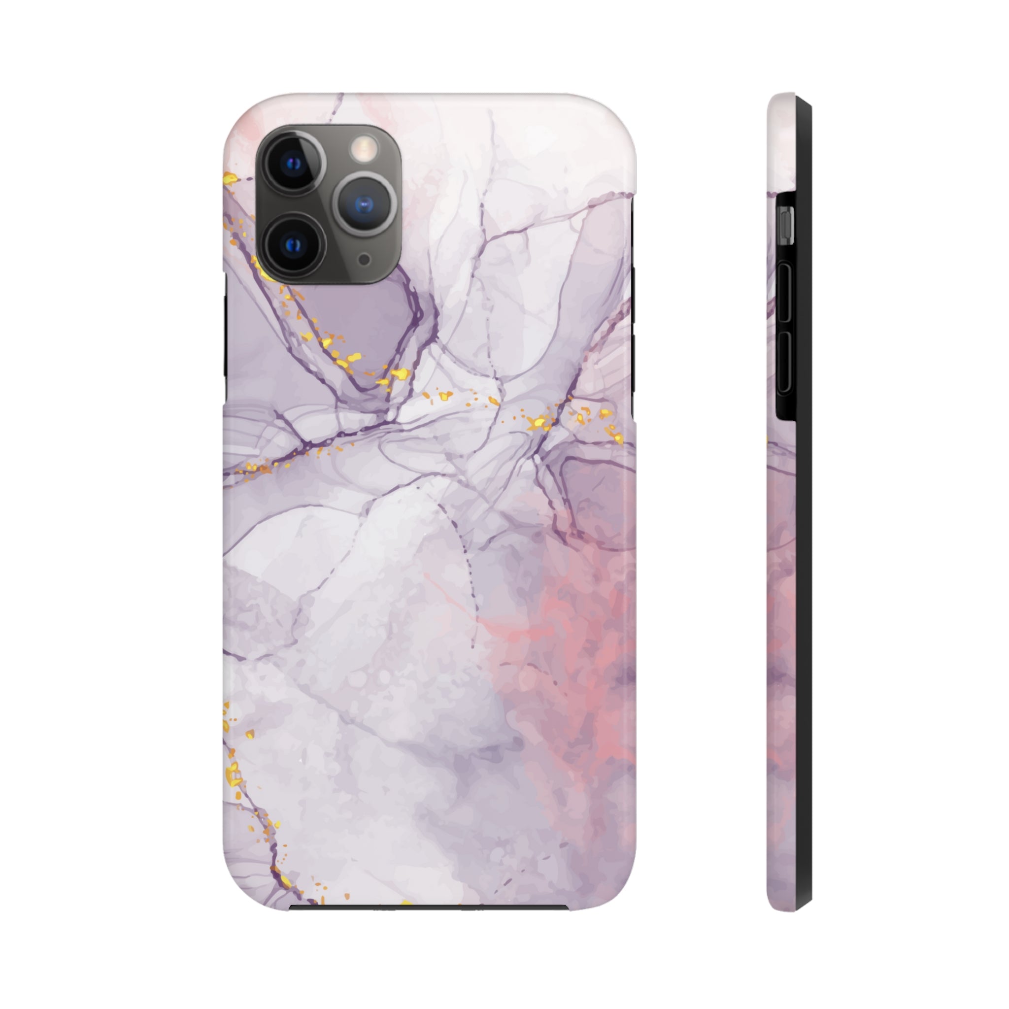 White Liquid Marble - iPhone Tough Cases iPhone 11 Pro Max - phone cases