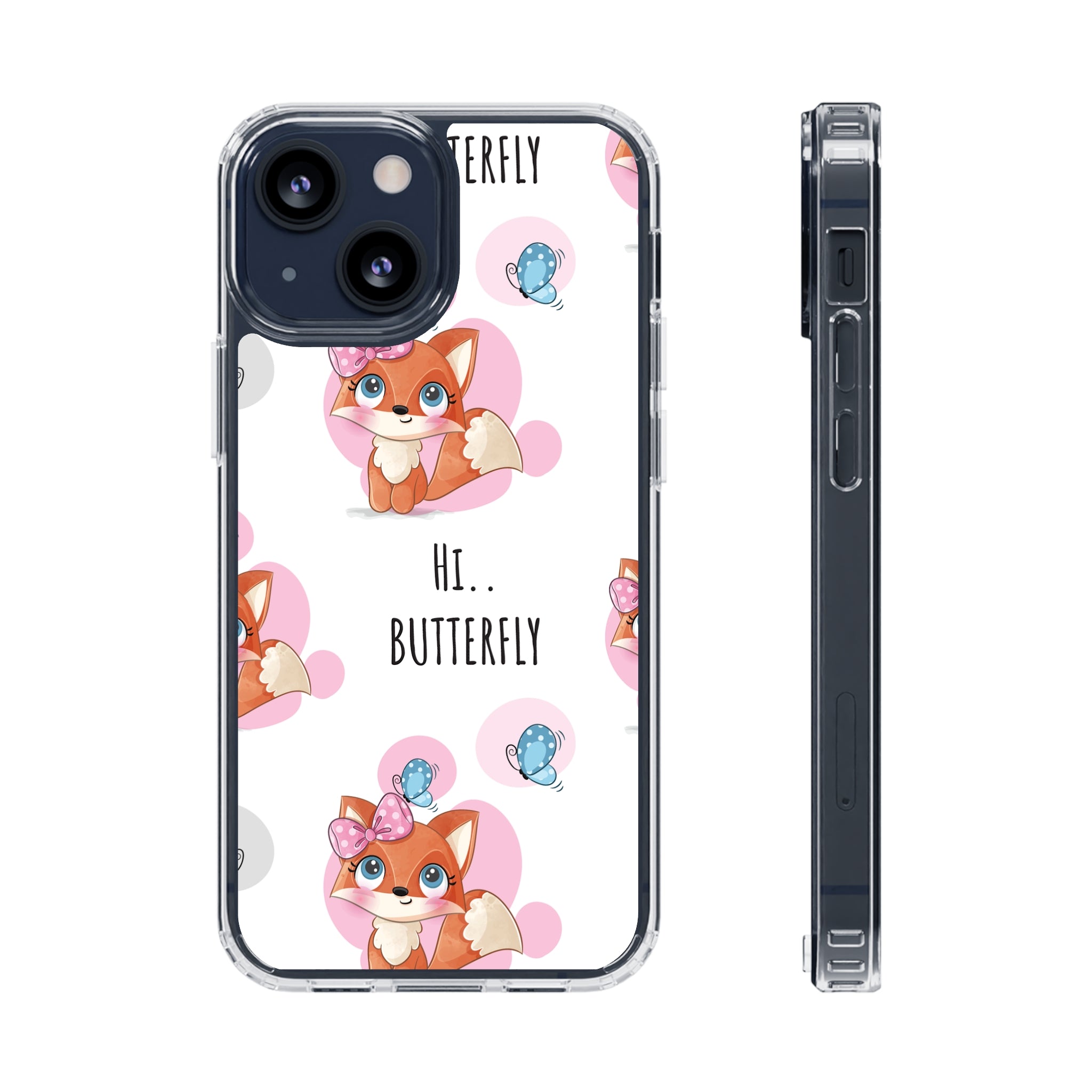 Cute Cat - iPhone Clear Cases iPhone 13 Mini Without gift packaging - phone cases