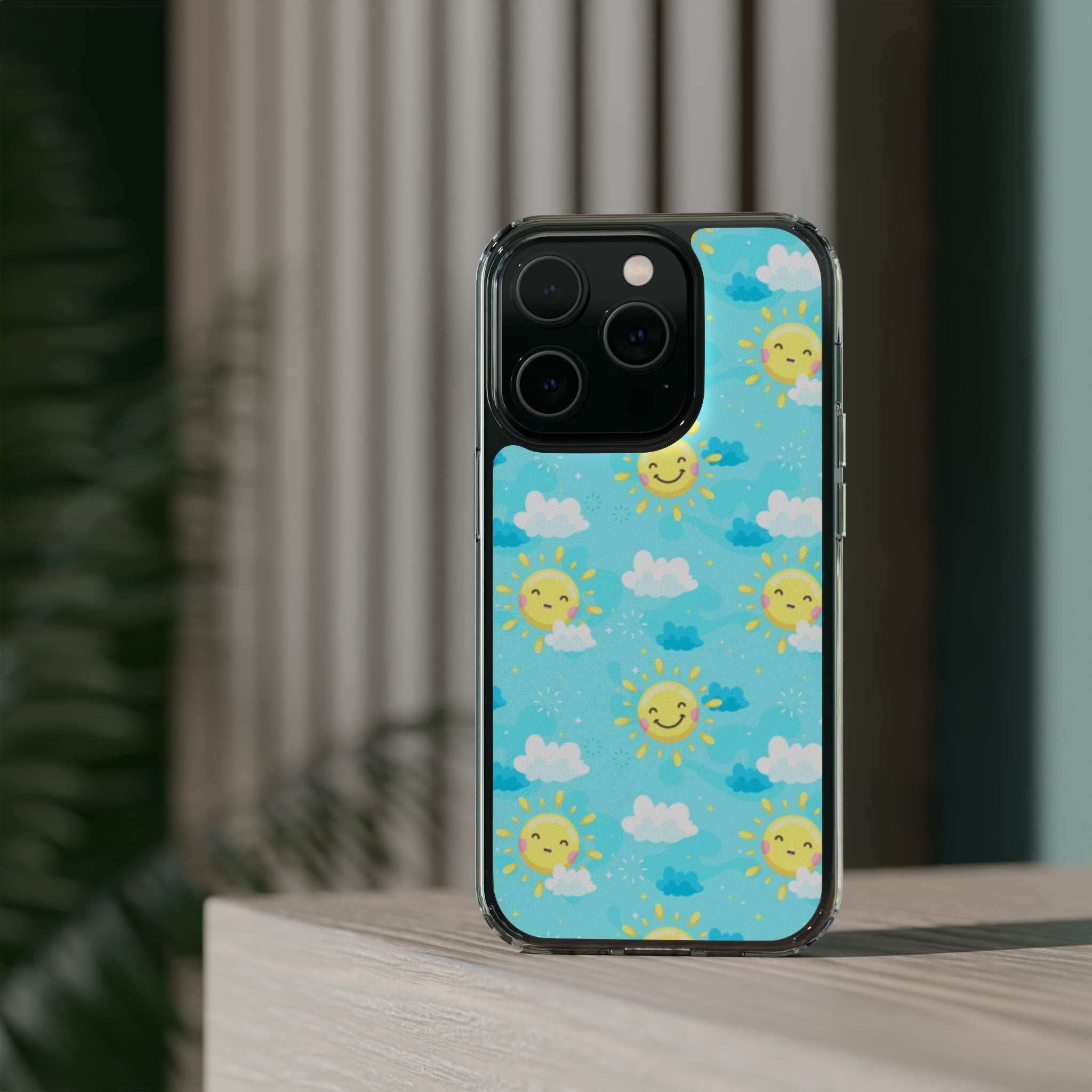 Sun Smile - iPhone Clear Cases - phone cases