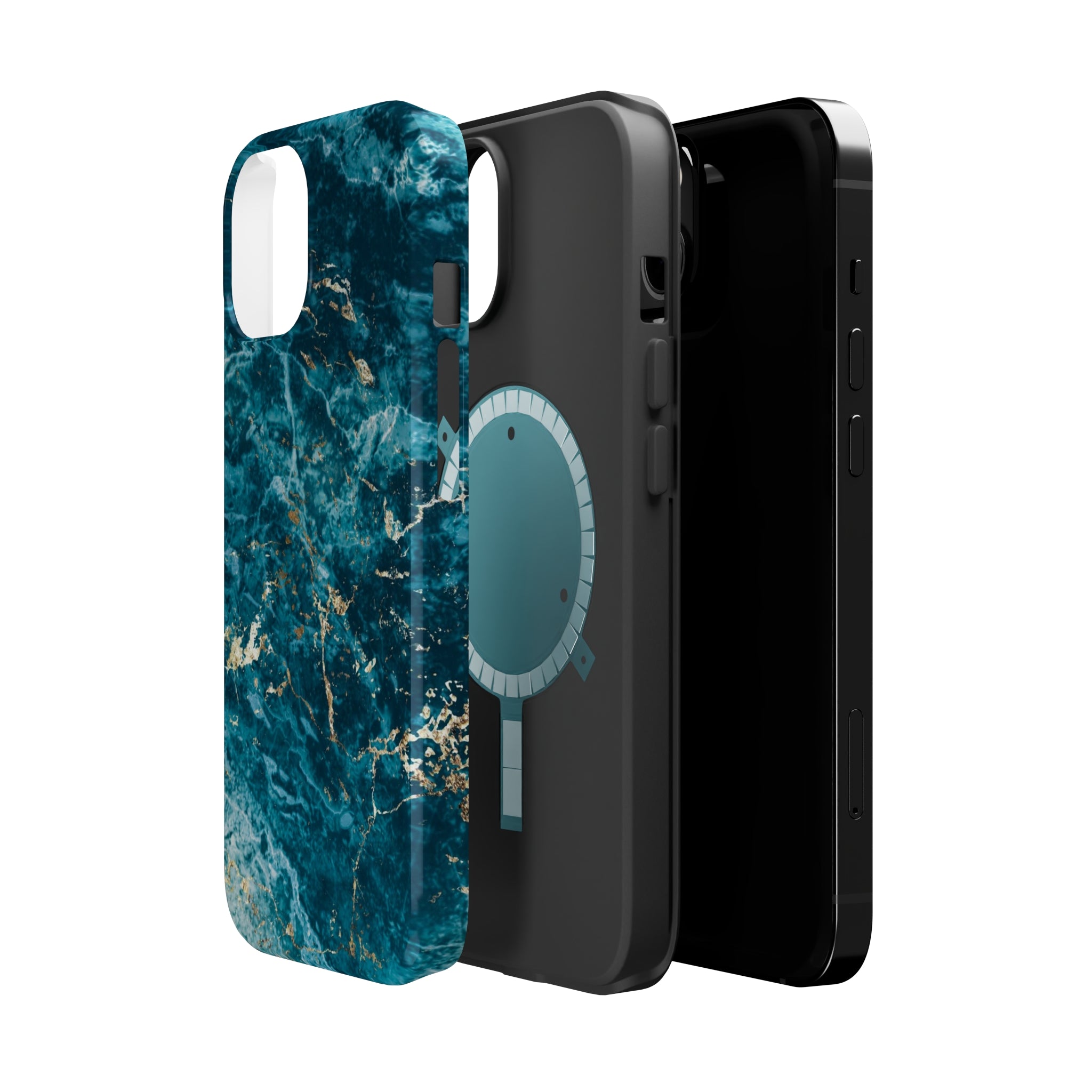 Liquid Blue marble - MagSafe Cases - phone cases