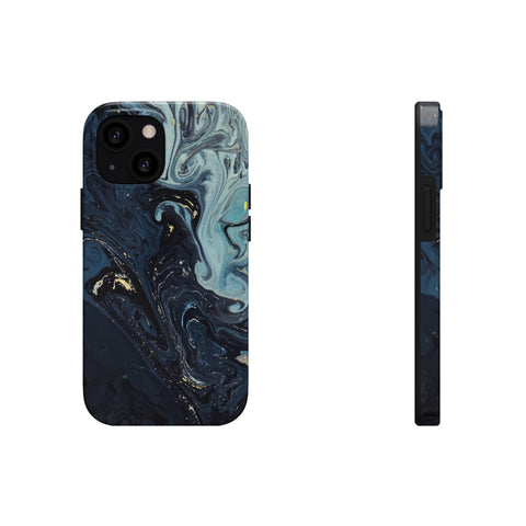 Blue liquid - iPhone Tough Cases - phone cases