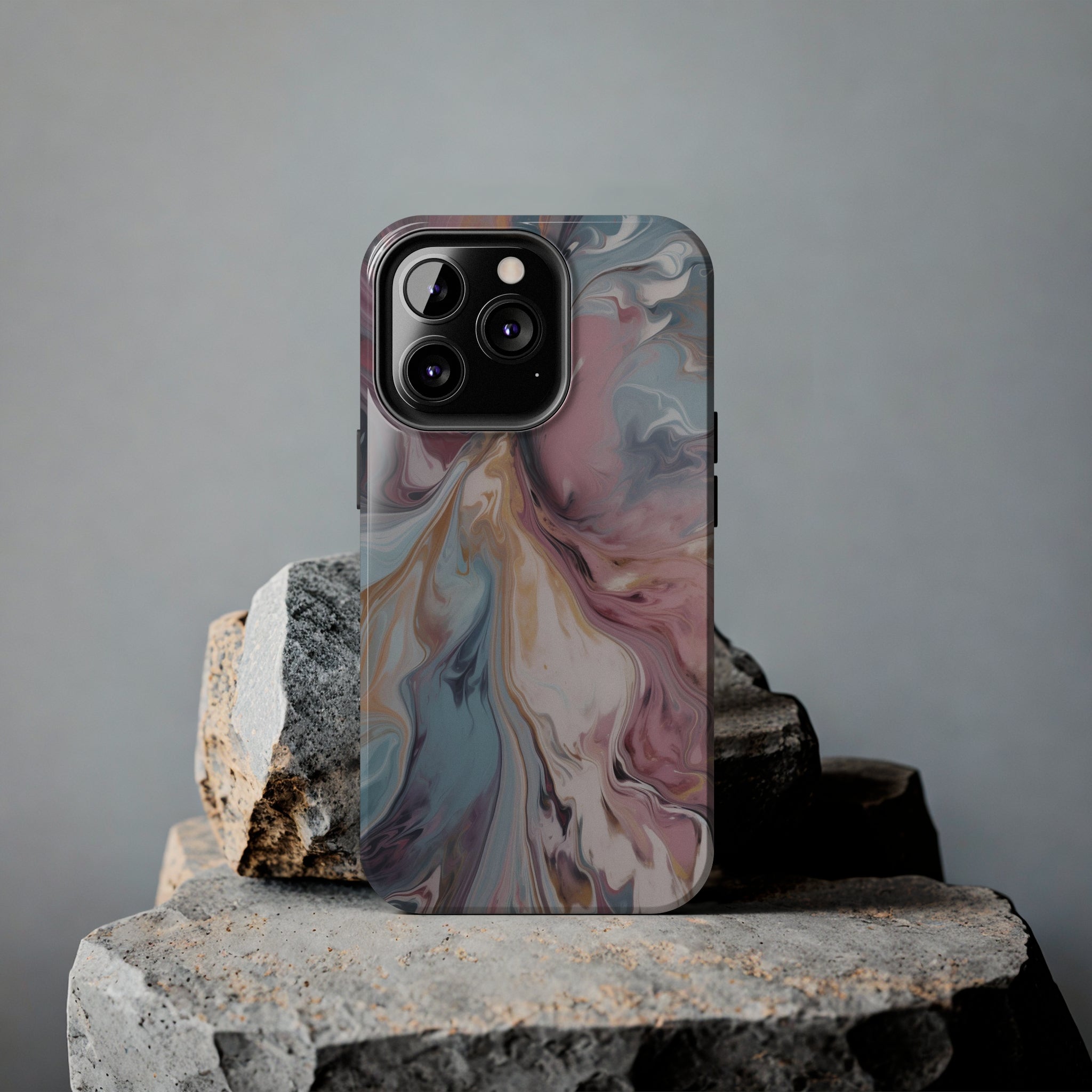 Liquid colored marble - iPhone Tough Cases - phone cases