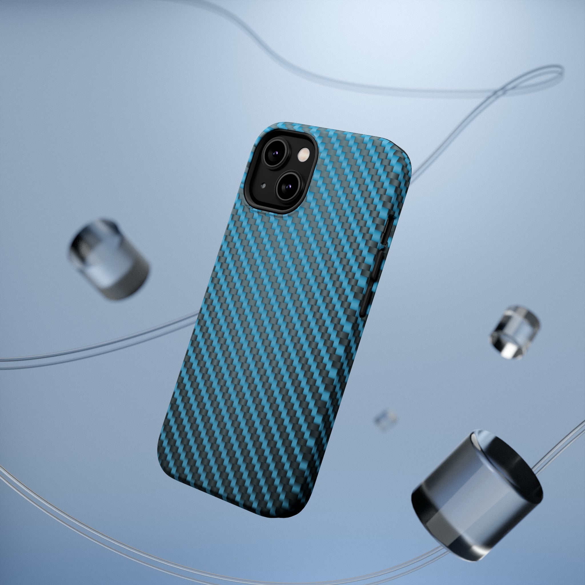 Blue carbon fiber - MagSafe Cases - phone cases