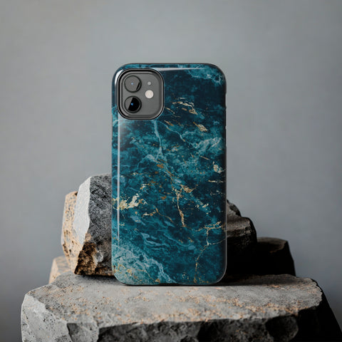 Liquid Blue marble - iPhone Tough Cases - phone cases