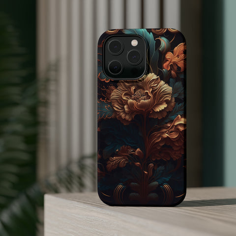 Dark floral - MagSafe Cases - phone cases