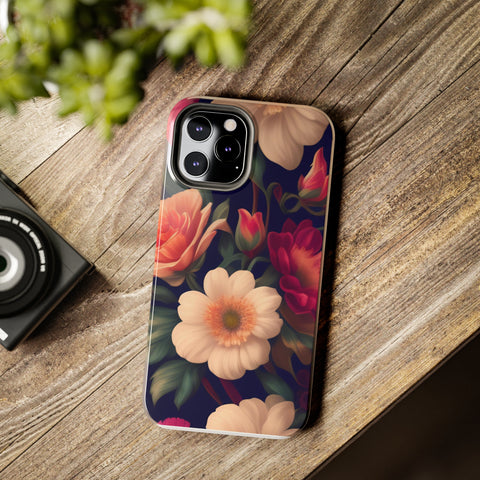 floral - iPhone Tough Cases - phone cases