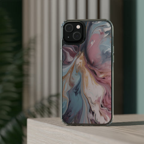 Liquid colored marble - iPhone Clear Cases - phone cases