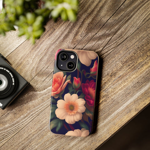 floral - iPhone Tough Cases - phone cases