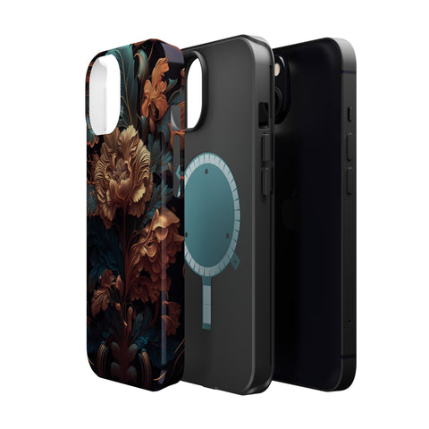 Dark floral - MagSafe Cases - phone cases