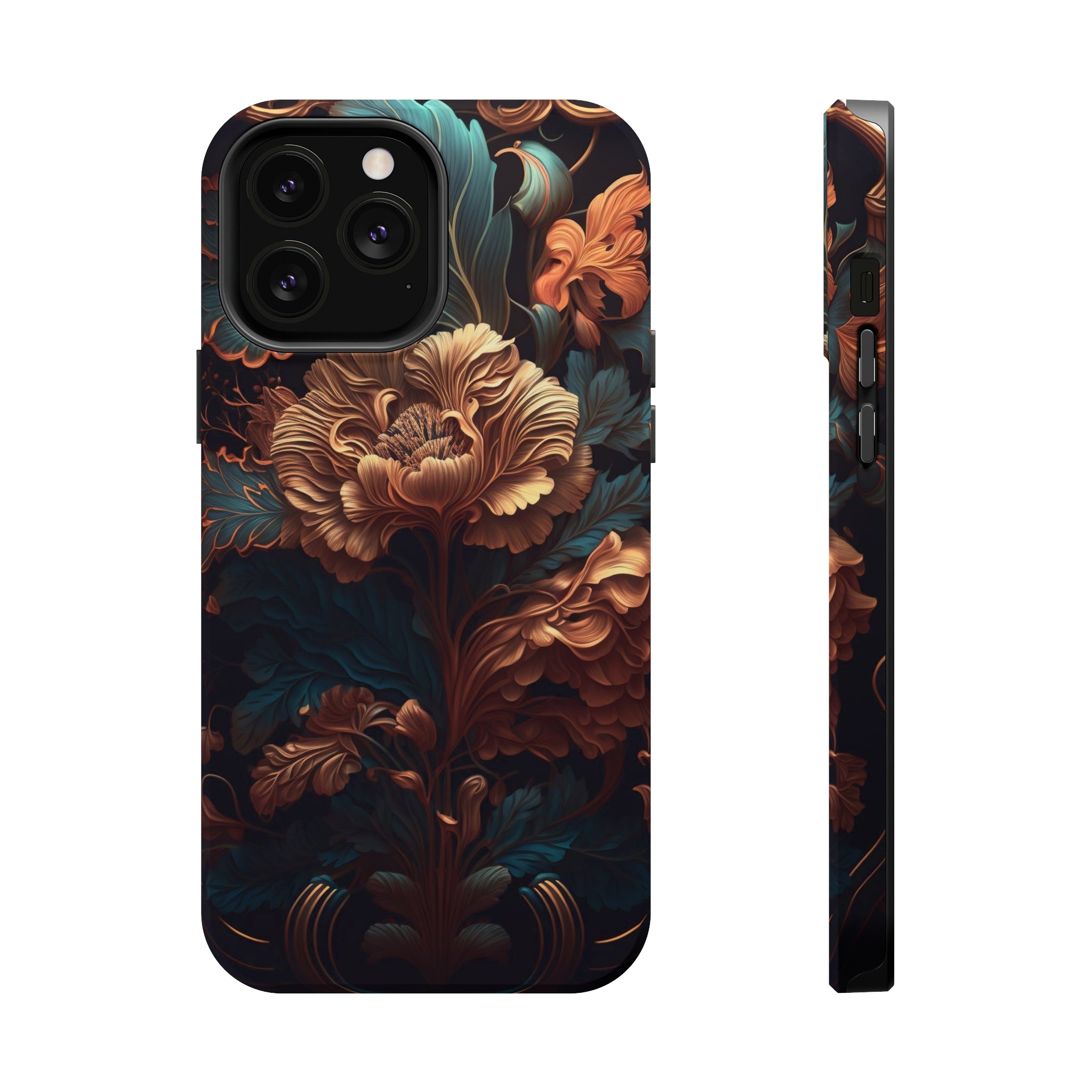 Dark floral - MagSafe Cases iPhone 13 Pro Max Matte - phone cases