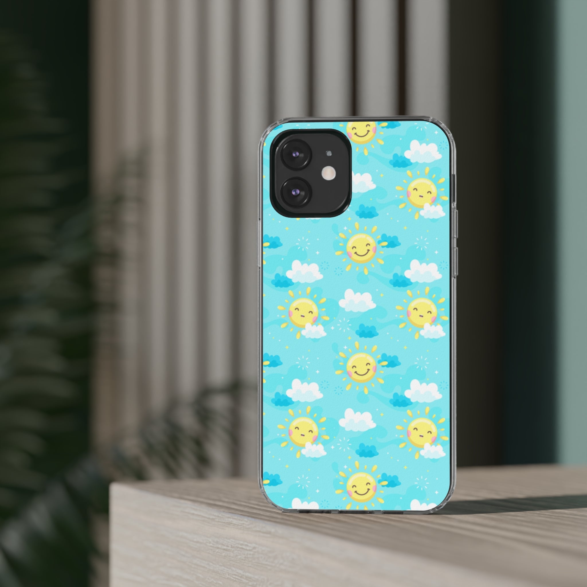 Sun Smile - iPhone Clear Cases - phone cases