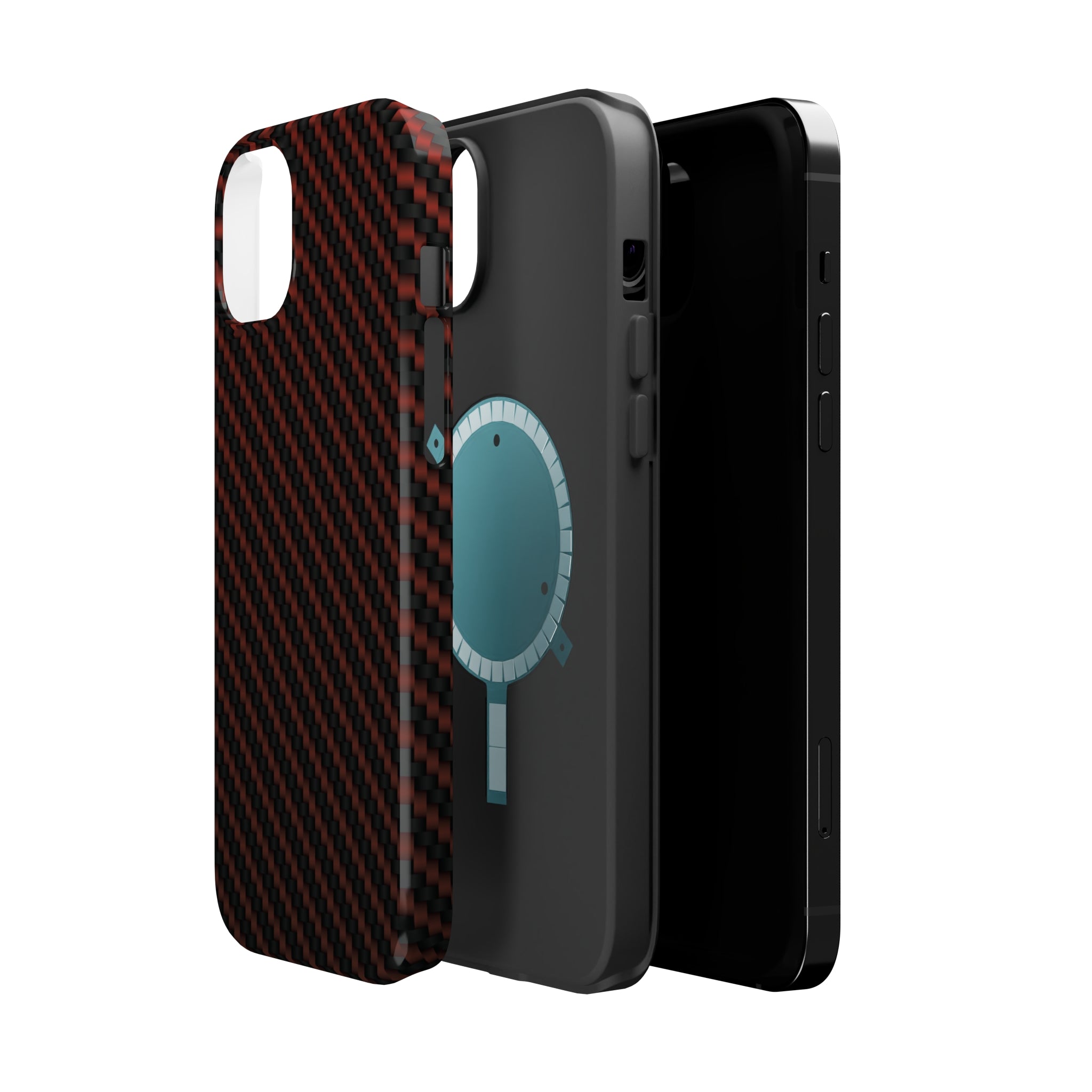 Red carbon fiber - MagSafe Cases - phone cases