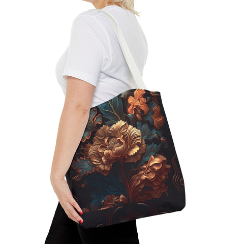 Tote Bag | Dark Floral Design