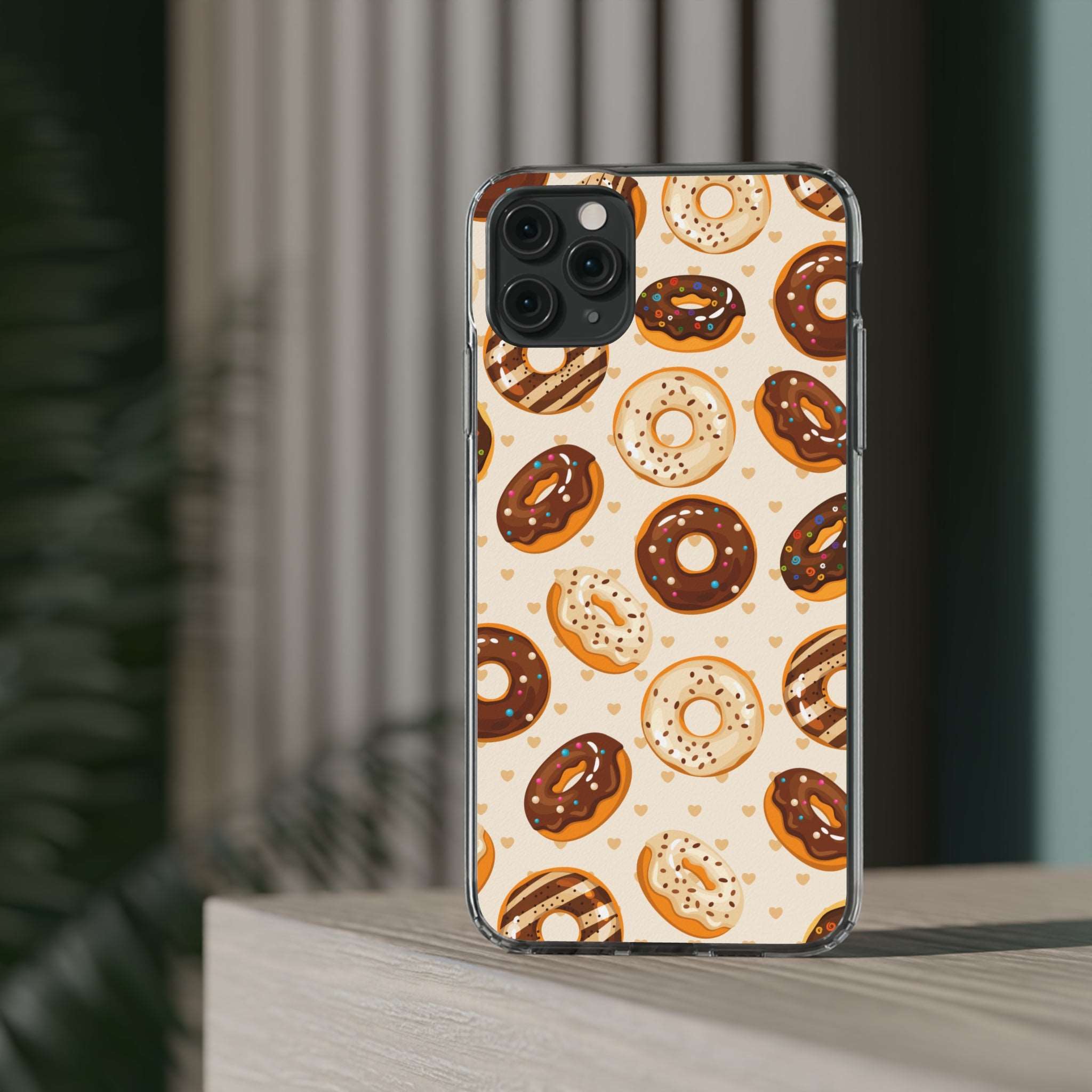 Chocolate Donuts - iPhone Clear Cases - phone cases