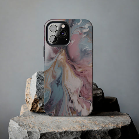 Liquid colored marble - iPhone Tough Cases - phone cases