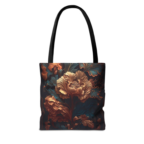 Tote Bag | Dark Floral Design