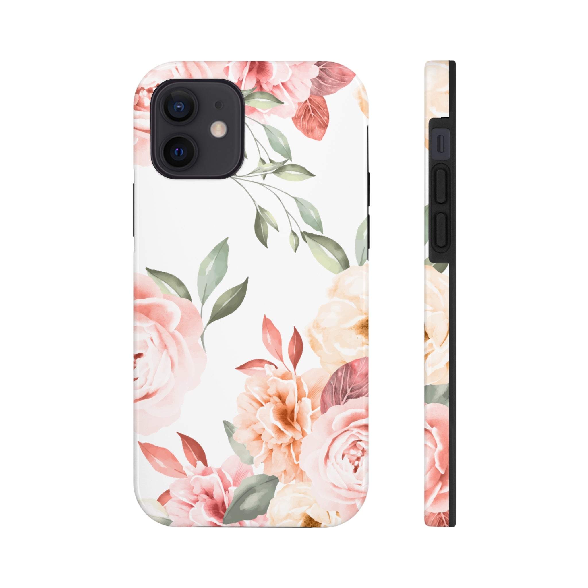 Vintage Floral - iPhone Tough Cases iPhone 12 - phone cases