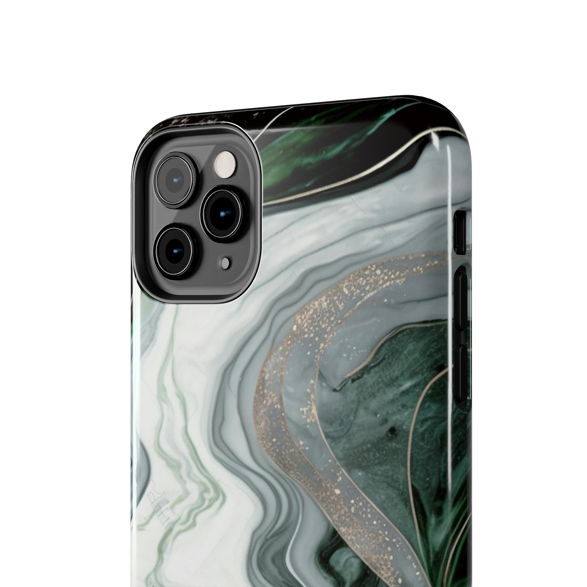 Green Marble - iPhone Tough Cases - phone cases