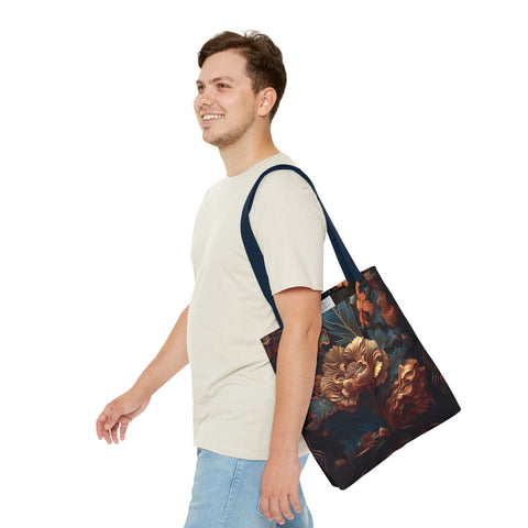 Tote Bag | Dark Floral Design