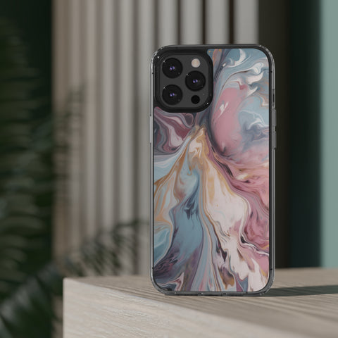 Liquid colored marble - iPhone Clear Cases - phone cases