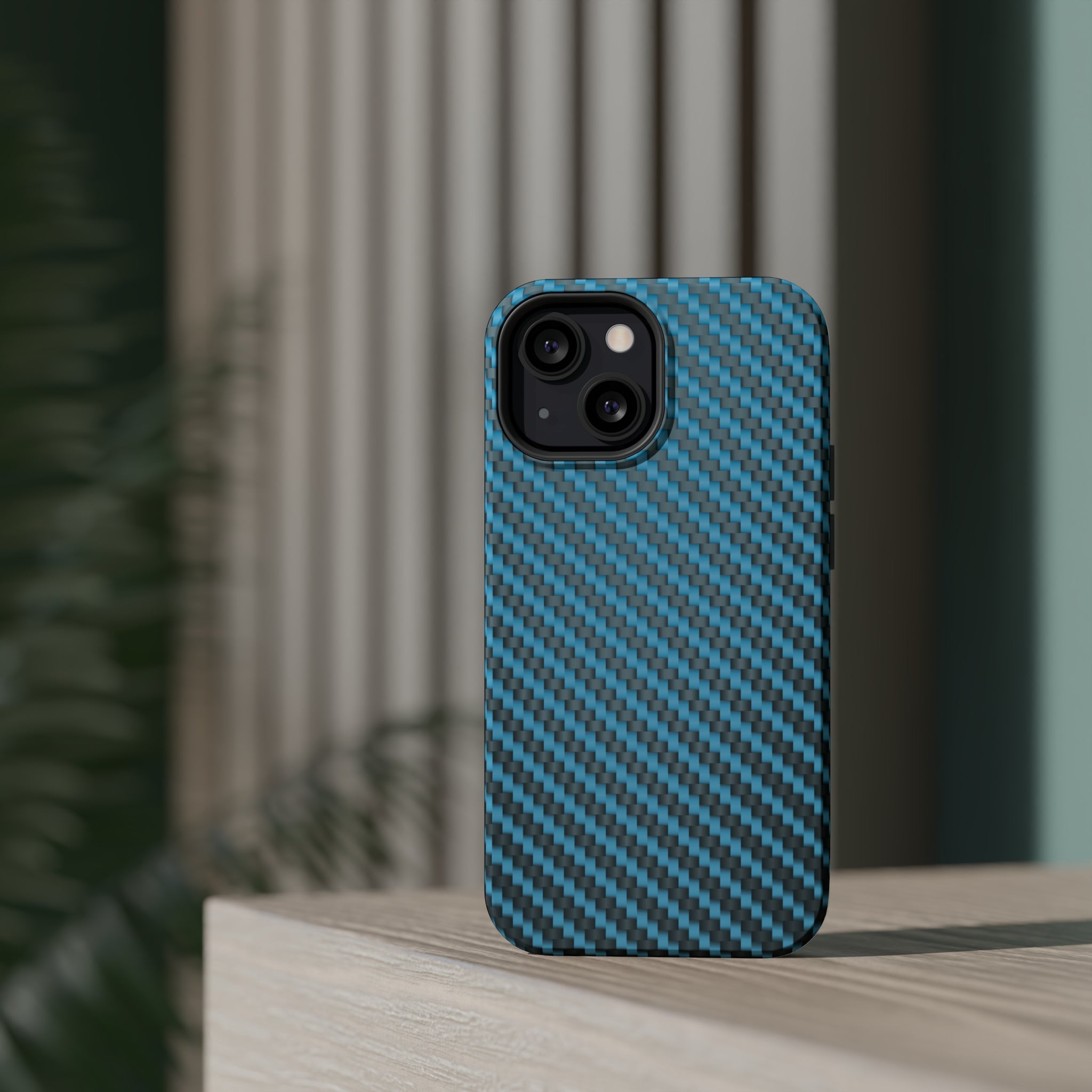 Blue carbon fiber - MagSafe Cases - phone cases