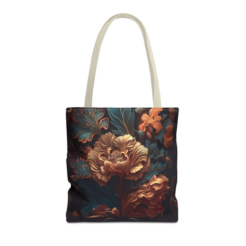 Tote Bag | Dark Floral Design