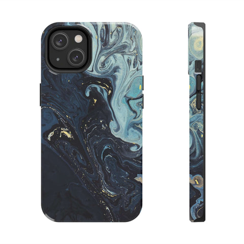 Blue liquid - iPhone Tough Cases - phone cases