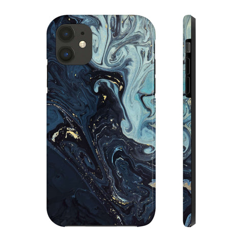 Blue liquid - iPhone Tough Cases - phone cases