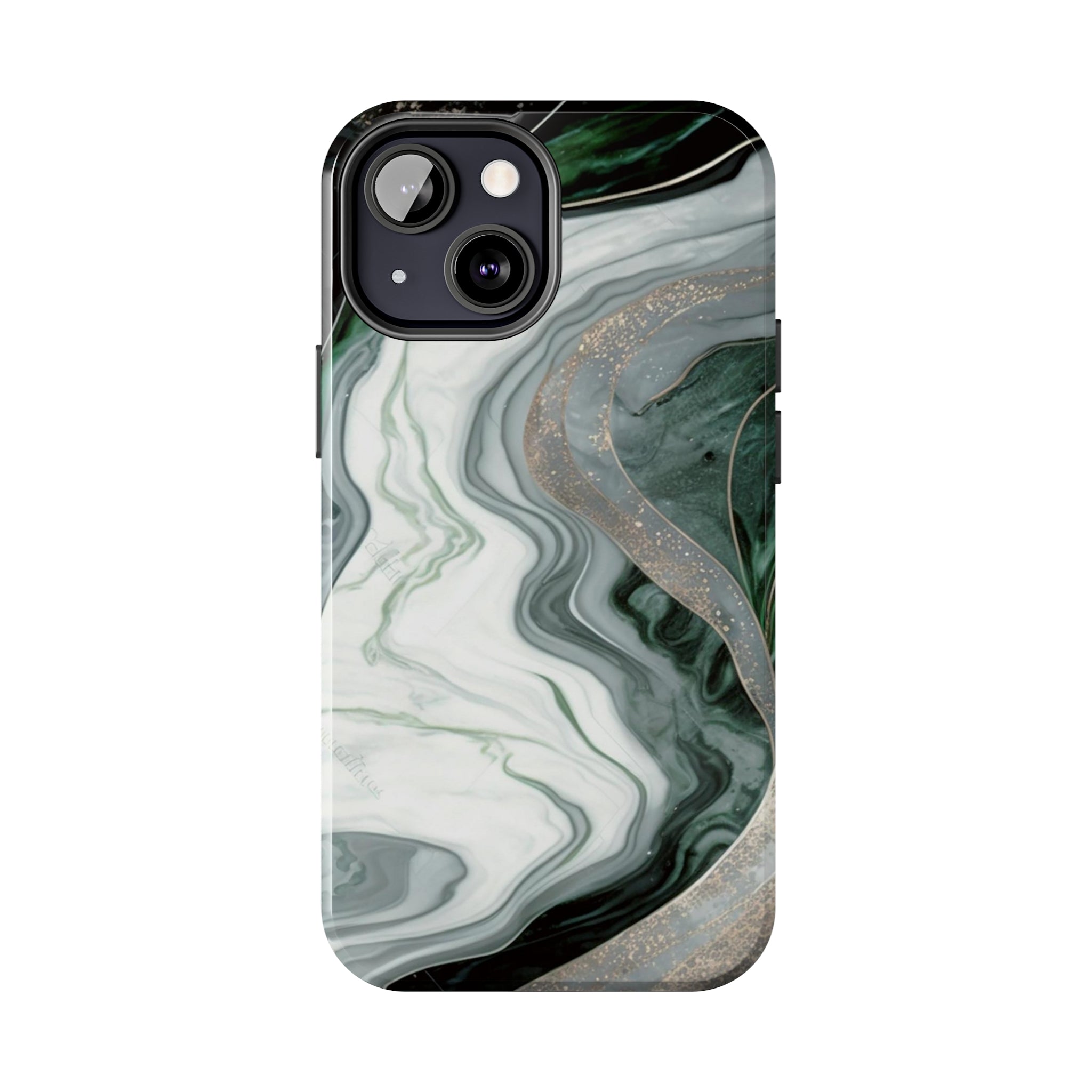 Green Marble - iPhone Tough Cases - phone cases