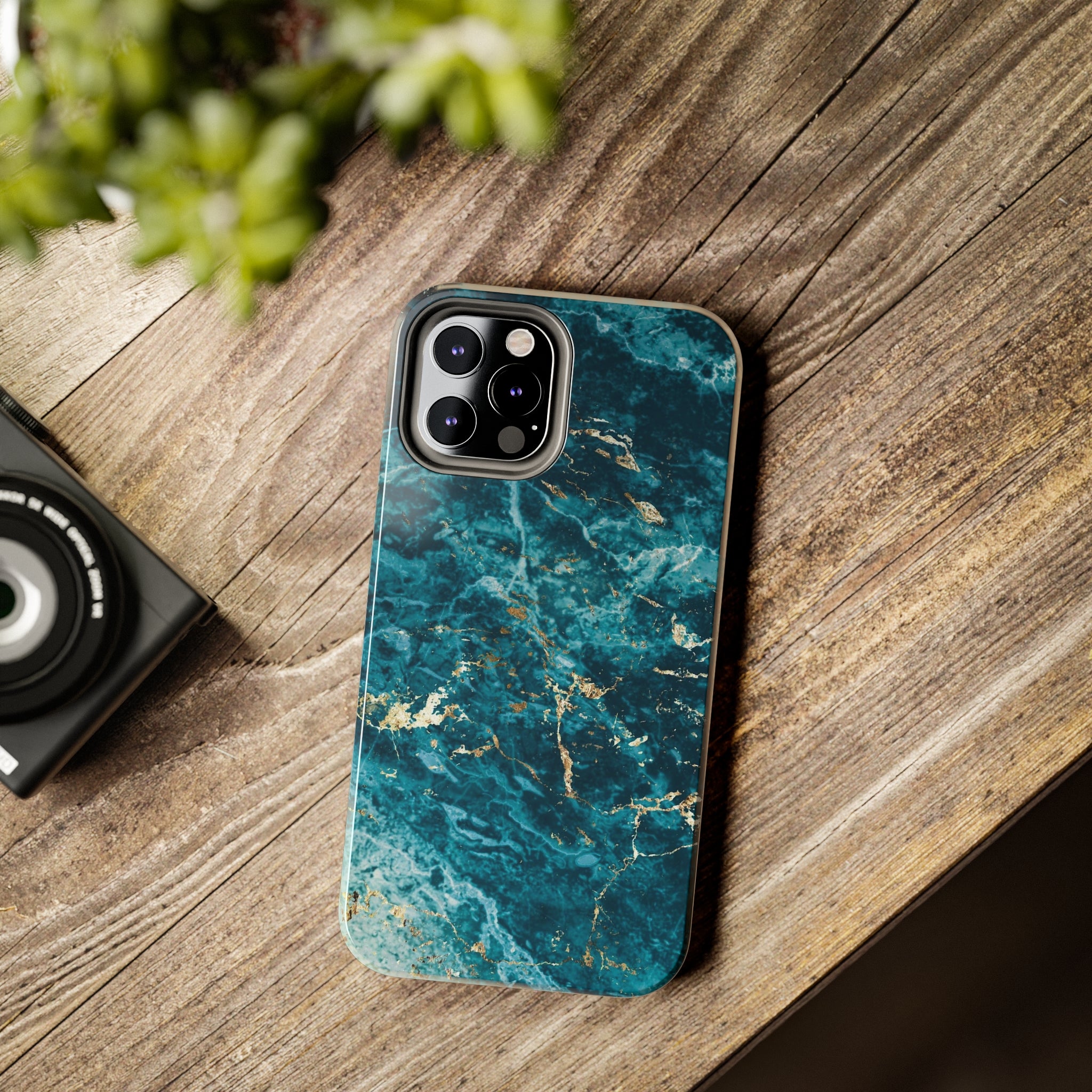 Liquid Blue marble - iPhone Tough Cases - phone cases