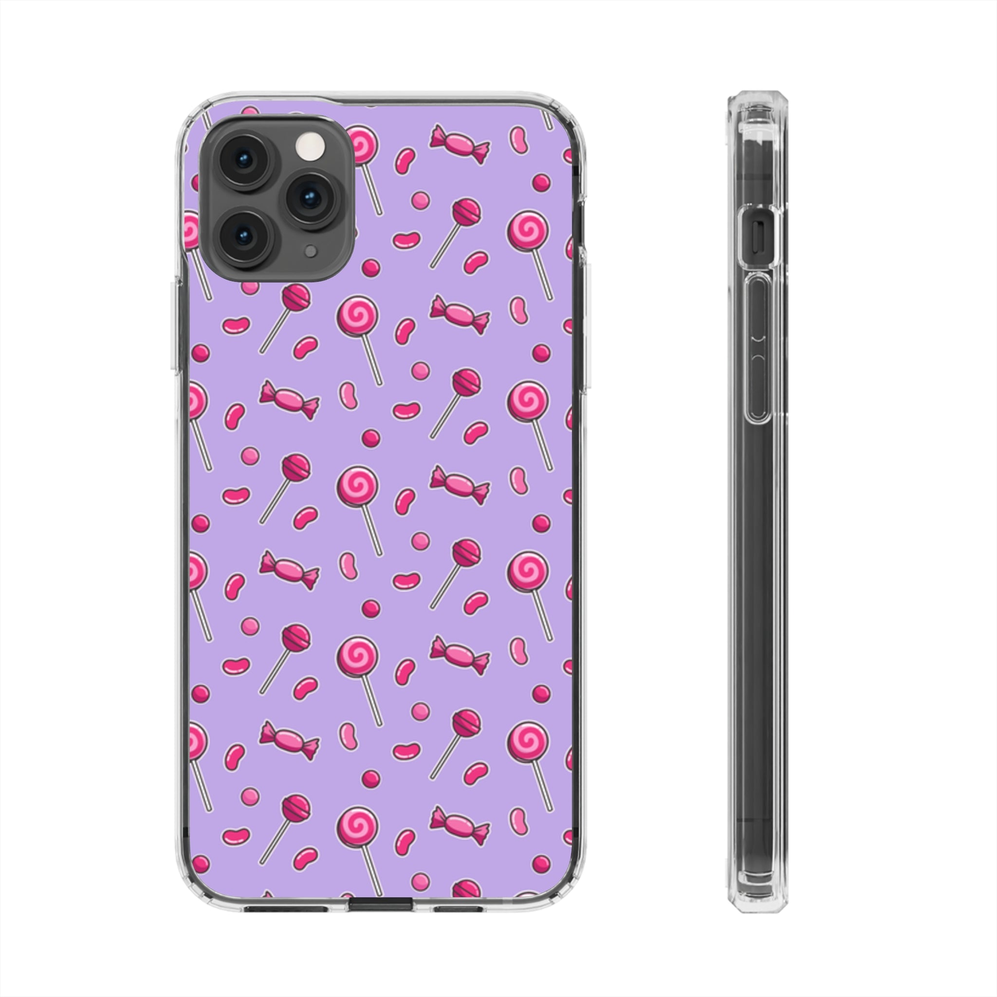 Purple Candy - iPhone Clear Cases iPhone 11 Pro Max Without gift packaging - phone cases