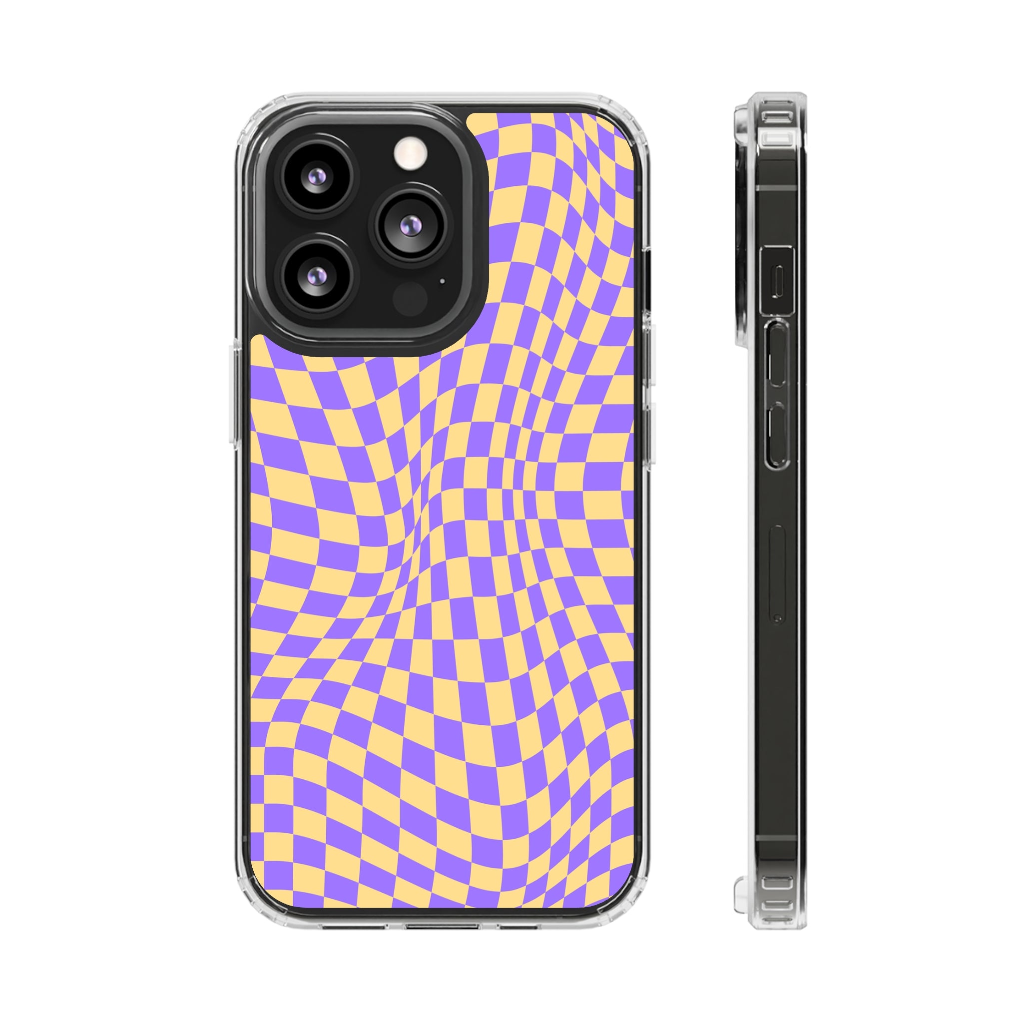 checkerboard - iPhone Clear Cases iPhone 13 Pro Without gift packaging - phone cases