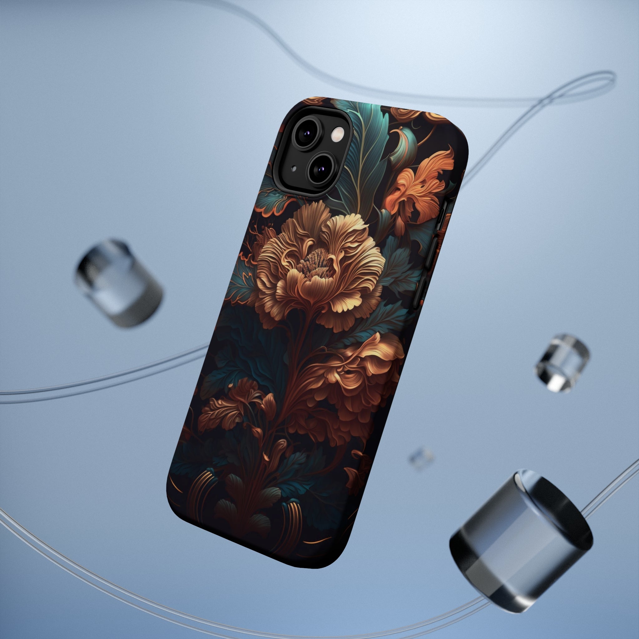 Dark floral - MagSafe Cases - phone cases