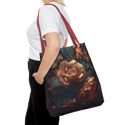 Tote Bag | Dark Floral Design