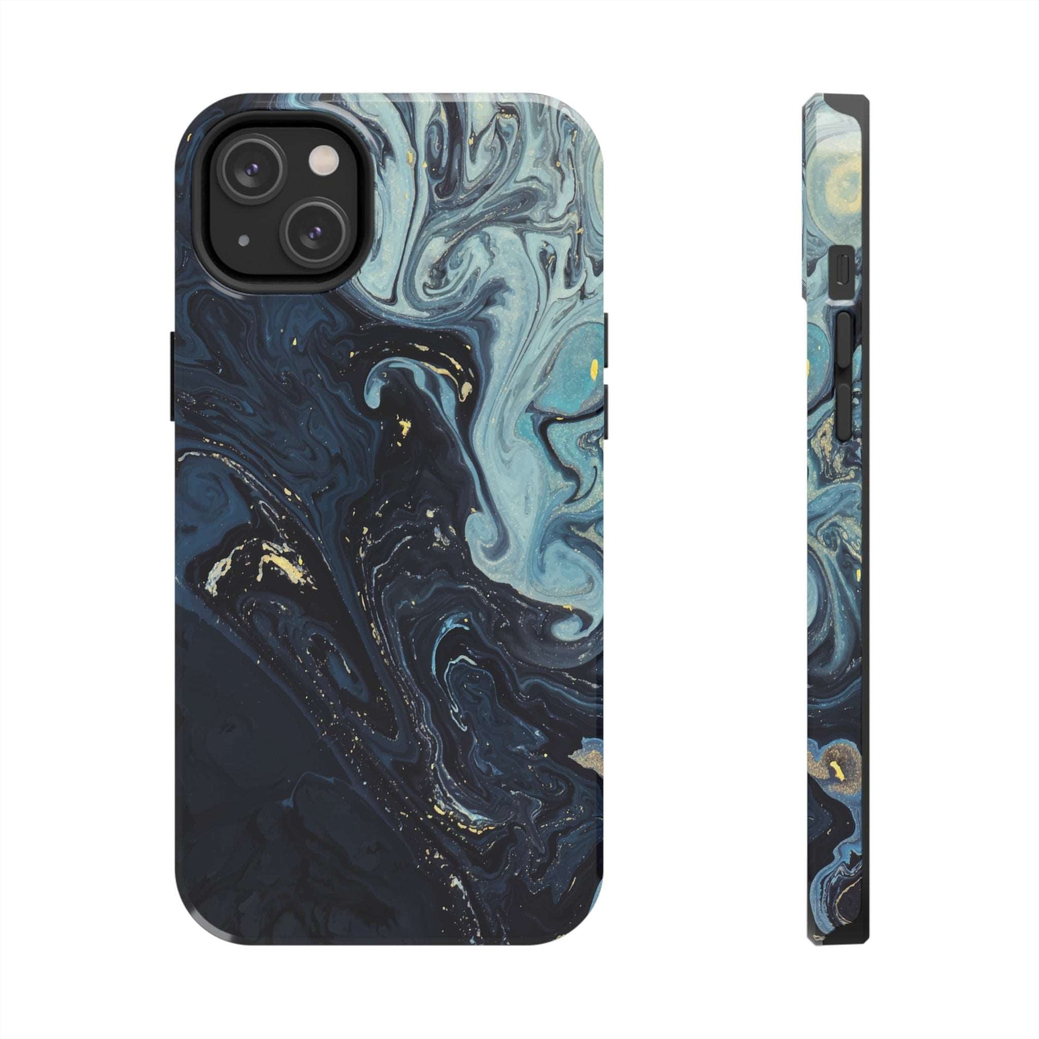 Blue liquid - iPhone Tough Cases - phone cases