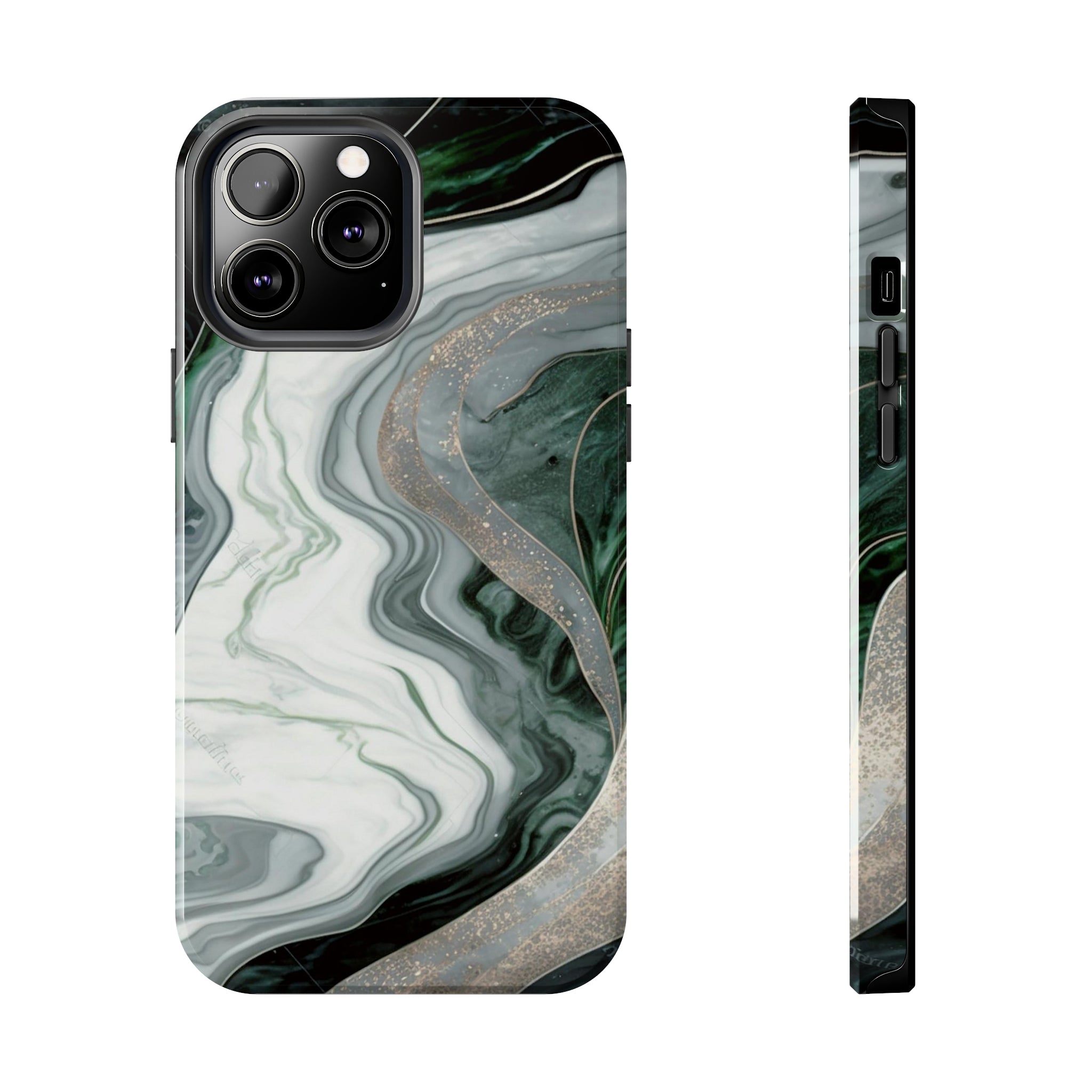 Green Marble - iPhone Tough Cases iPhone 13 Pro Max - phone cases