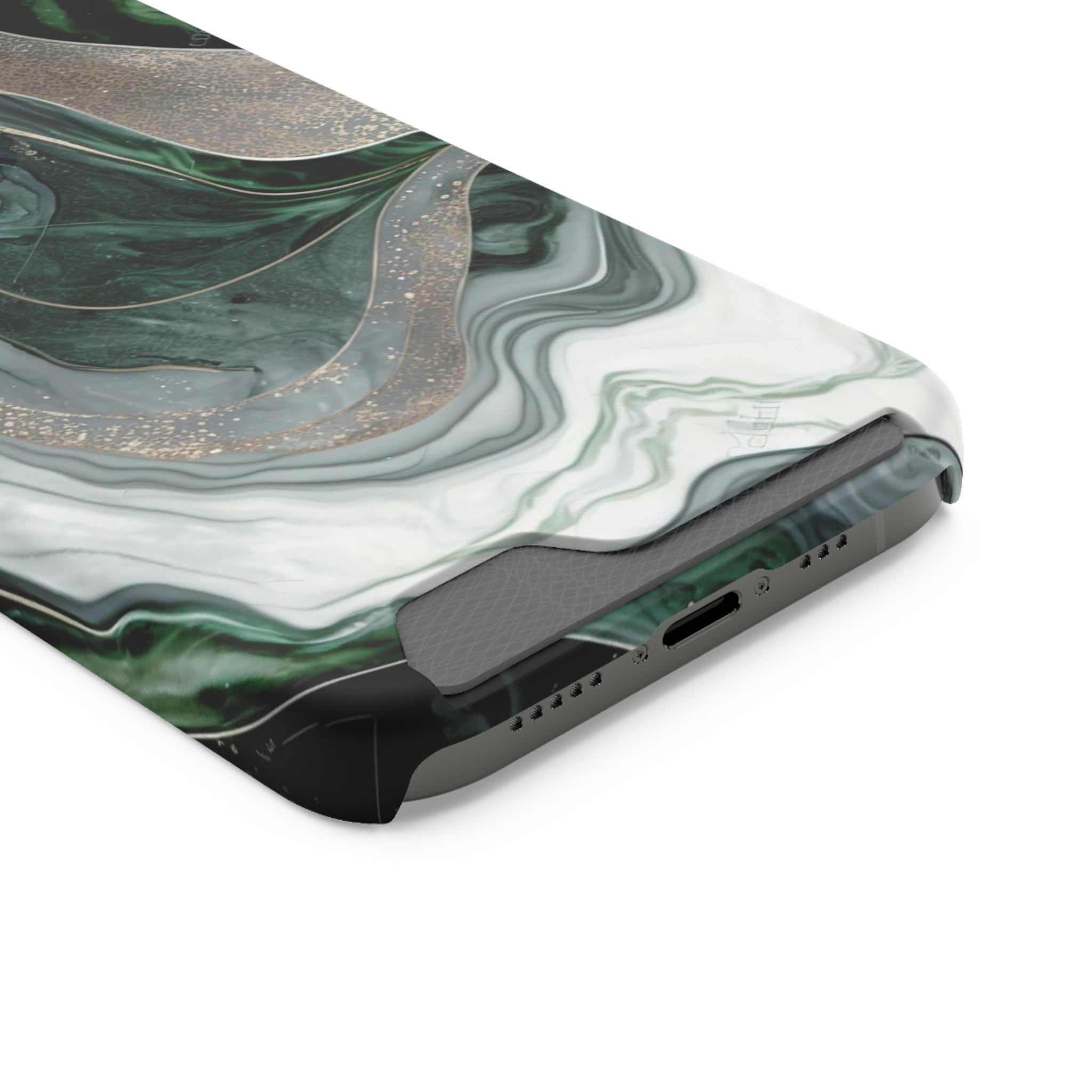 Green Marble - Card Holder Cases - phone cases