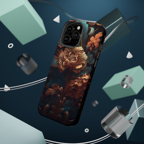 Dark floral - MagSafe Cases - phone cases