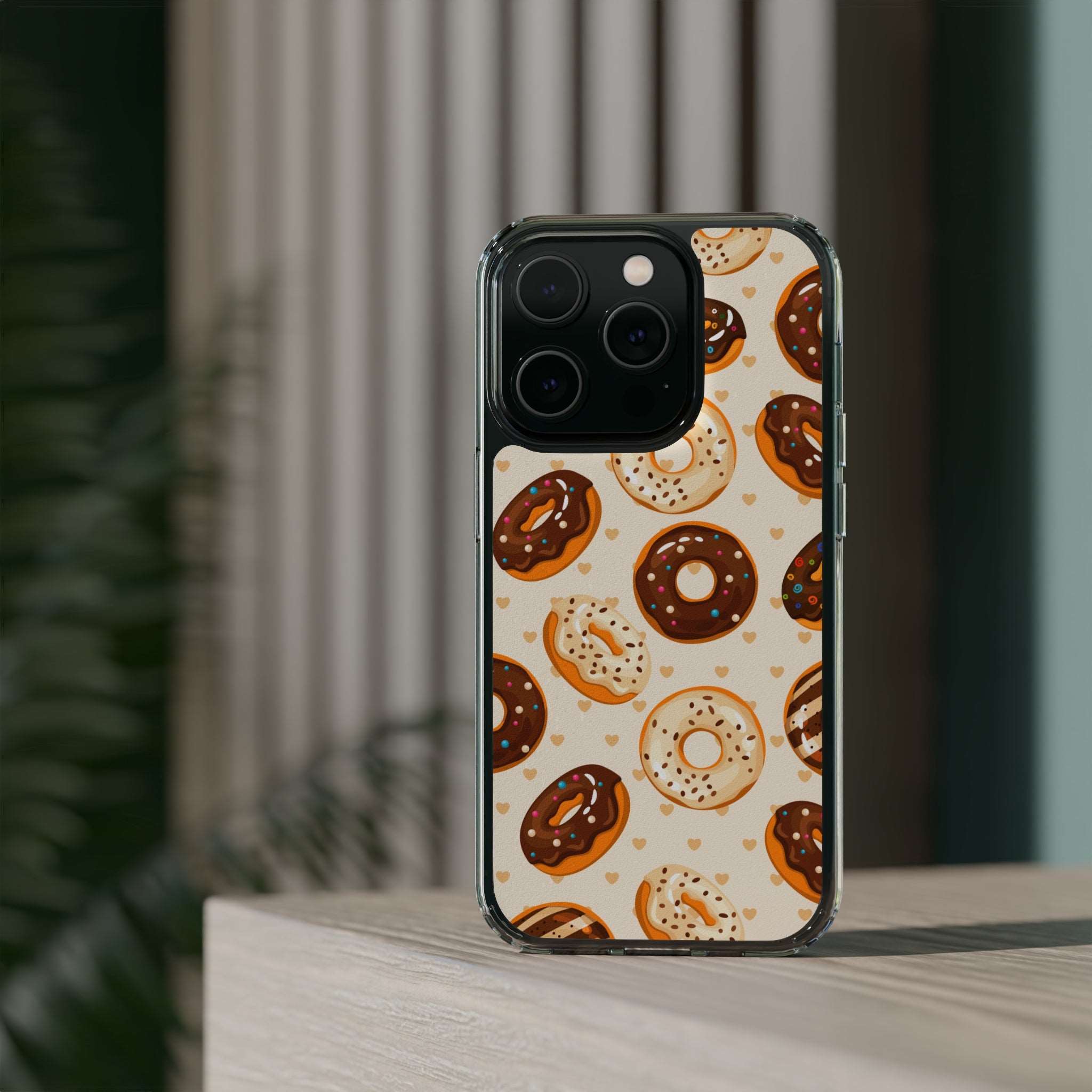 Chocolate Donuts - iPhone Clear Cases - phone cases