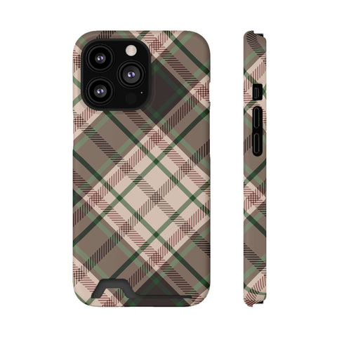 Checks - Card Holder Cases - phone cases