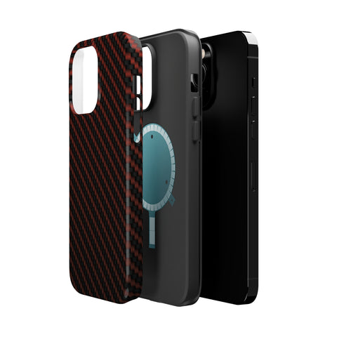 Red carbon fiber - MagSafe Cases - phone cases