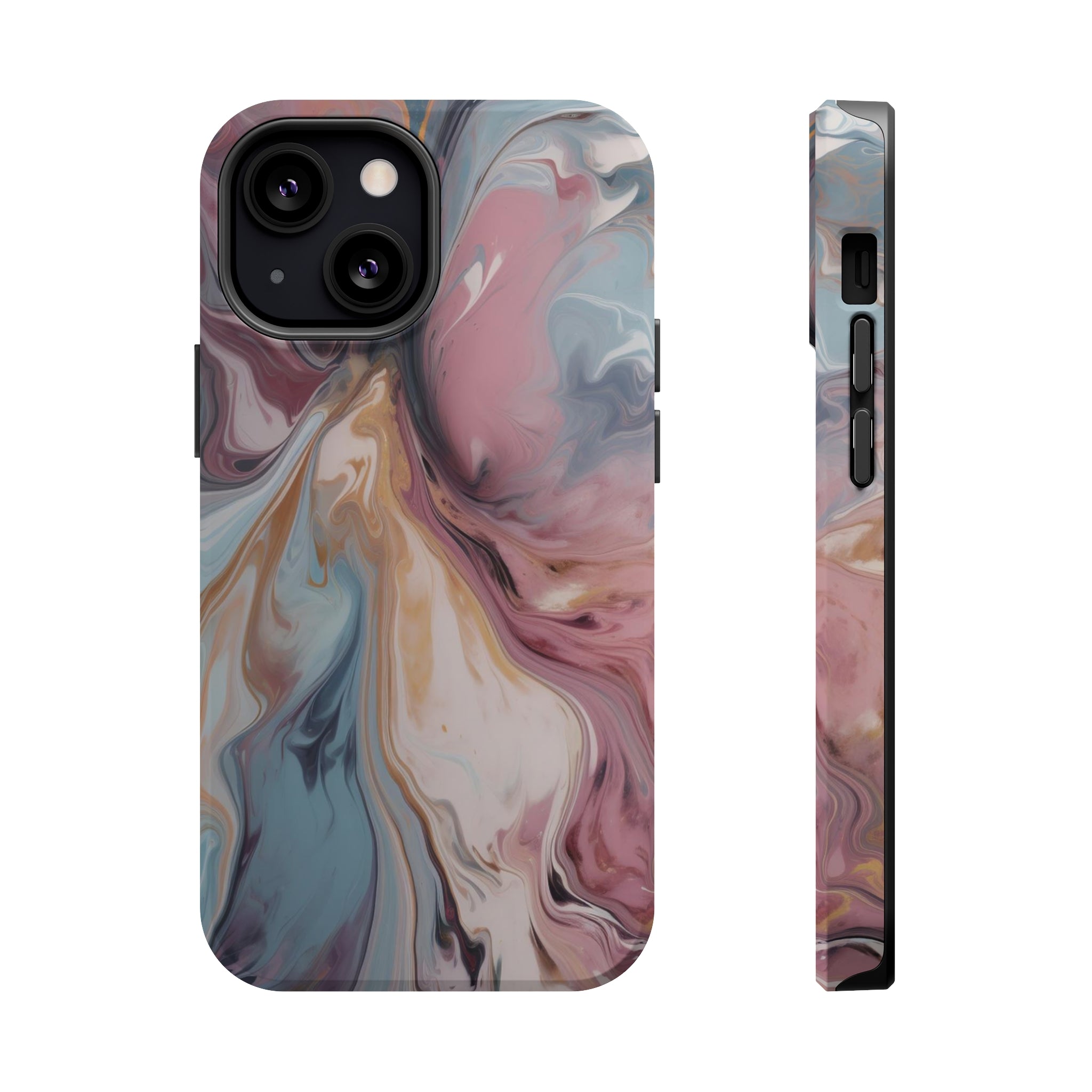 Liquid colored marble - MagSafe Cases iPhone 13 Mini Matte - phone cases