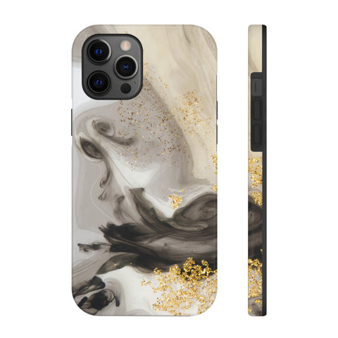 Gold Glitter - iPhone Tough Cases iPhone 12 Pro Max - phone cases